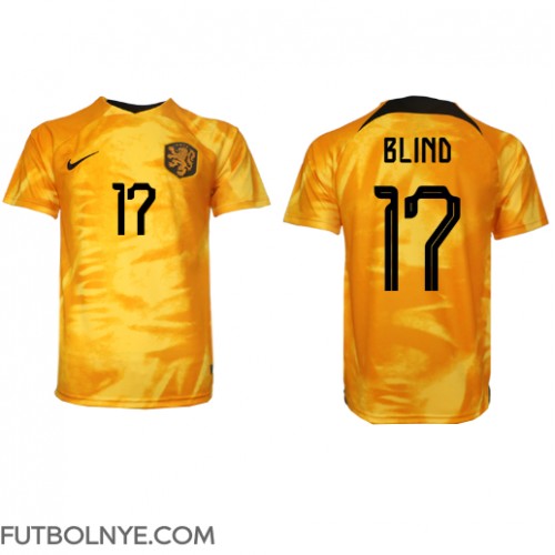 Camiseta Países Bajos Daley Blind #17 Primera Equipación Mundial 2022 manga corta